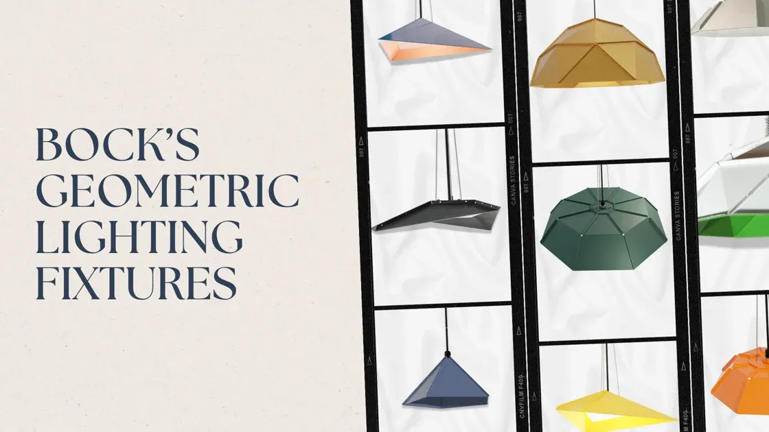 Bock Lighting — Elevate your space with our Geometric Lighting Collection!